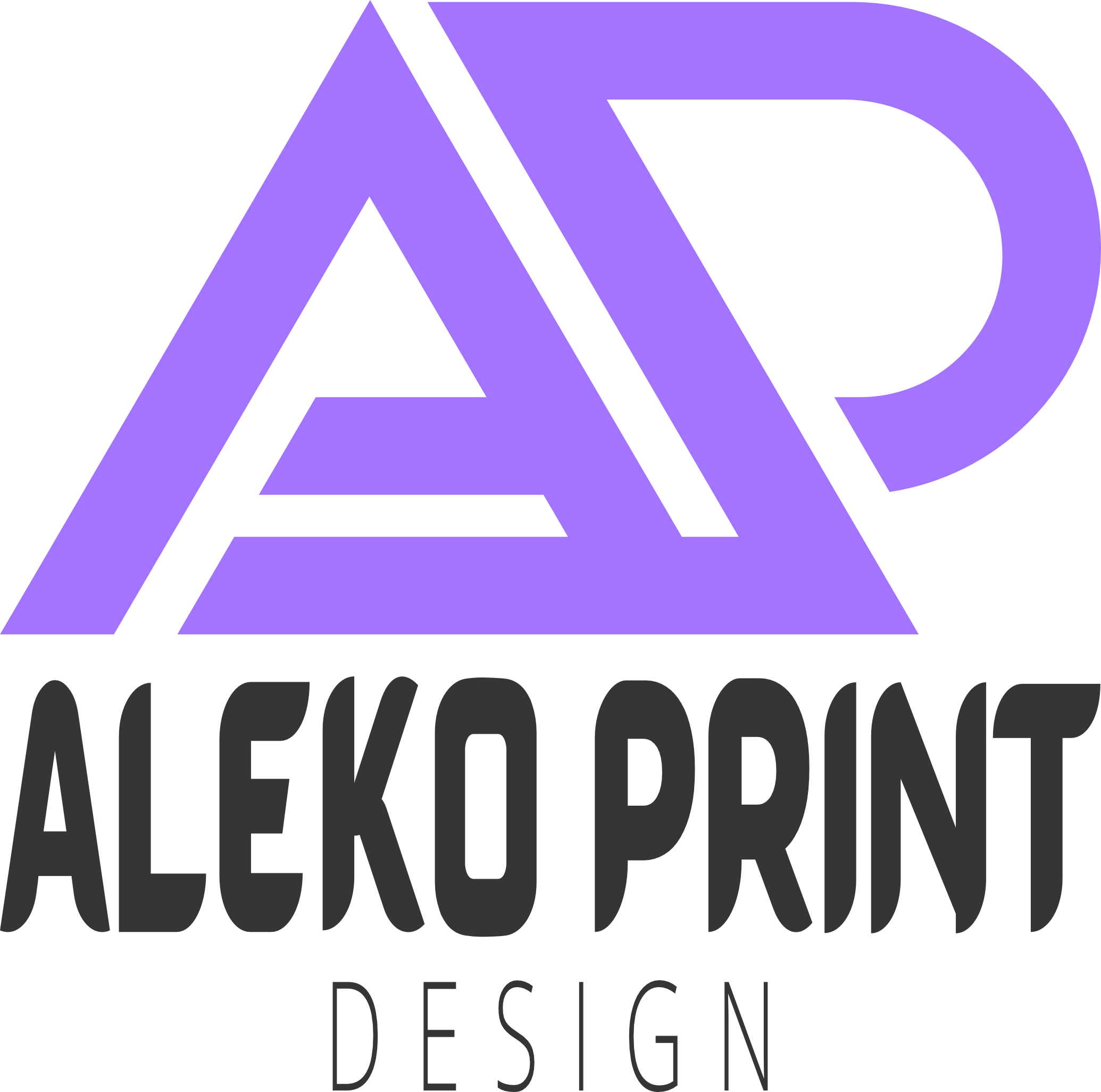 Aleko Print Logo 2024 mit schwarzer schrift